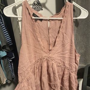 PacSun loose-fitting peplum top